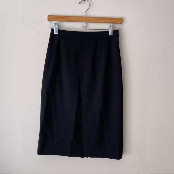 Theory Wool Pencil Skirt 0 - Picture 1 of 6